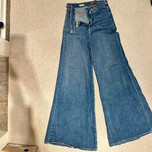 Anthropologie Wide Leg Jeans